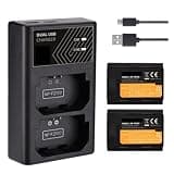 NVVSHND NP-FZ100 2280mAH Battery Dual-Slot Charger Set,Compatible for Sony Alpha A7 III A7R III A7R3 A9 A6600 A7R IV A9 II