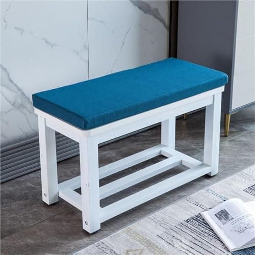 JacoJe Bench Cushions for Indoor/Furniture 40/48/60 x 14/15/17/11 inch Rectangular Non Slip Outdoor Bench Cushion pad for Deck Chair Swings Bench Cushion(Z3,60x14x2in)