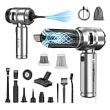 VCAN ACTIVE Car Vacuum Portable Cordless 22000PA High Power with Brushless Motor 4-in-1 Compressed Air Duster & Air Blower & Pump Hand Held Vacuum for Car, Home, Office, Ideal Gifts for Men & Women