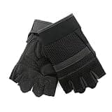 Milwaukee Leather Unisex Leather Fingerless Motorcycle Riding Gloves