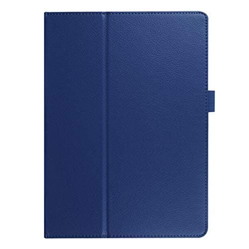 2017 Business Leather Case for 10.1'' Huawei MediaPad M3 Lite 10 BAH-W09 BAH-AL00 Tablet Folding Stand Protective Slim Cover (Dark Blue)