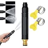 Home High-Pressure Car Wash Water Gun with Booster Nozzle, 2026 NEW Garden Hose Sprayer with Adjustable Spray Patterns, for Car Washing, Watering Plants (Connector #1)