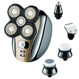 5 in 1 Bald Men's Head Shaver, Men's Electric Bald Razor, 5D IPX7 Waterproof Shaver Heads, USB Rechargeable Bald Head Razor