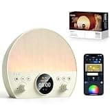NEEWER NF03 Sunrise Alarm Clock Smart Wake Up Light, AI App Control, Timer