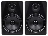 Rockville APM8B 8 inch 2-Way 500W Active/Powered USB Studio Monitor Speakers Pair