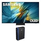 Samsung 65-Inch Class OLED S95F 4K Glare Free Smart TV NQ4 AI Gen3 Processor, OLED HDR Pro, Motion Xcelerator 164Hz, Dolby Atmos Bundle with an Austere 5S-PS4-US1 4-Outlet Power (2025)