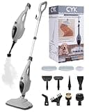 CYK Steam Mops for Floor Cleaning, 12 in 1 Handheld Steam Cleaner for Home, Floor Steamer for Hardwood Floors and Tile(Grey-grey)