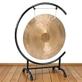 18 Inch Chinese Brass Gong Complete Set With High C Metal Stand And Mallet