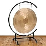 18 Inch Chinese Brass Gong Complete Set With High C Metal Stand And Mallet