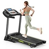 3.5 HP Portable Foldable Treadmill with Handles for Home Walking Running