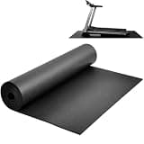 Comeyly Treadmill Mat for Carpet &Hardwood Floors, 79" × 39.4" 0.2" Thick High Density, Non-Slip Fitness Equipment Mat, Mat for Under Treadmills, Elliptical, Exercise Bikes, Stationary Cycles