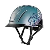 Troxel Spirit Full Coverage Horse Riding Helmet, Low-Profile Adjustable Design, Safety Horseback Riding Gear, Medium (7 - 7-3/8), Sky Dreamscape