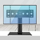 TV Stand tv Wall Mount TV Stand Mount, Adjustable Table Top TV Stand with Anti-Dropping Baffle, Rubber Anti-Skid Pad Design at The Bottom