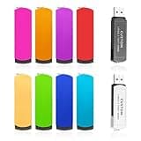 CarryBright Bulk Custom Swivel USB Drives, Thumb Drive with Customizable Gift Box, Personalized Logo Text for Corporate Events, Trade Shows, Schools, Business and Wedding Gifts(128G,100PCS)