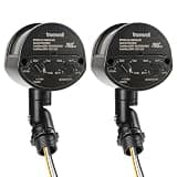 2 Pack Motion Sensor, 180-Degree Replacement Motion Detector, Adjustable Time & Detection Sensitiity Up to 60 Feet Range, 3 Working Modes Pir Motion Sensor for Security Floodlight, Black, UL Listed