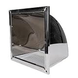 Chiyyak 304 Stainless Steel Vent Cover Wall Vent Cap Exhaust Hood with Rainproof Windproof Design for Outdoor Kitchen Range Hood