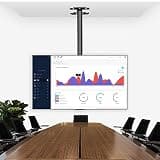 UIYTJRT Adjustable Ceiling TV Mount Bracket, LCD TV 360 Degree Rotating Frame Stand, Fits 37-85inch TVs, Max 600x400mm, with Loading 176 Lbs,