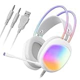 Headset with Mic, RGB Wired Gaming Headset with Surround Sound, Noise Canceling Gaming Headphones for PC, PS5/PS4, Laptop, Mac, Nintendo- HG8959