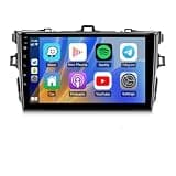 1+16G Android Car Stereo Compatible for Toyota Corolla 2009-2013, 9'' Touchscreen with Wireless Carplay & Android Auto, GPS, WiFi, Bluetooth 5.0, FM/RDS, Backup Camera