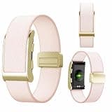 Smart Band Fitness Tracker Smart Bracelet for Women Men Health Arm Band Tracker with Heart Rate Monitor Fall Detection Alert SOS Emergency Assistance AI Sleep & Health Analysis for Android iOS Pink