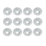 Compatible for ECOVACS,T30 Pro / T20 T10 X1 X2,Compatible for Omni, Turbo Mop Cloth Robot Vacuum Cleaner Pads Accessories Parts(12pcs)