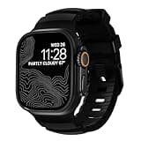 NOMAD Apple Watch Sport Band Rocky Point Carbon Black - 46/49mm Rugged Apple Watch Band with Natural Black Hardware Adventurous for Men and Women