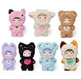 Mckkymi Plush Blind Box, Kawaii Nommi Cute Series Stuffed Blind Box Doll 1PC, Kawaii Mystery Plush Toys Collectible for Birthday Gift (1 of 7 Possible Styles)