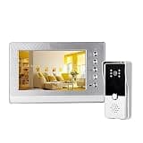 ZXFNVXC 7" Video Intercom System for Home Video Doorbell with Camera Multiple System Surveillance Unlock Easy Installation (Size : Single Doorbell) (Pack of 1)