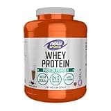 NOW Foods Sports Nutrition, Whey Protein, 24 g With BCAAs, Creamy Chocolate Powder, 6-Pound