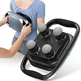 RENPHO Massage Gun Deep Tissue, Fathers Day Dad Gifts Handheld Neck Massager with Replaceable 4-Head and Plate, Muscle Percussion Massage Tool for Neck Back Massager for Women Men, Quad, HSA Approved