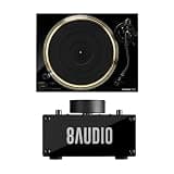 Reloop Turn 5 Direct Drive HiFi Turntable Bundle with Desktop Amplifier System (2 Items)