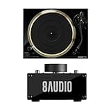 Reloop Turn 5 Direct Drive HiFi Turntable Bundle with Desktop Amplifier System (2 Items)