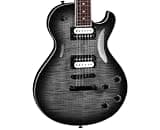 Flame Maple Thoroughbred X in Charcoal Burst by Dean Guitars