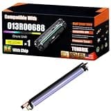 TONBRIX 013R00688 Drum Unit Compatible for Xerox VersaLink C7100 Series C7120 C7125 C7130 Printers, Bright Colors, High Yield 220000 Pages, with Chips (1 Pack Yellow)