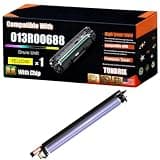 TONBRIX 013R00688 Drum Unit Compatible for Xerox VersaLink C7100 Series C7120 C7125 C7130 Printers, Bright Colors, High Yield 220000 Pages, with Chips (1 Pack Yellow)