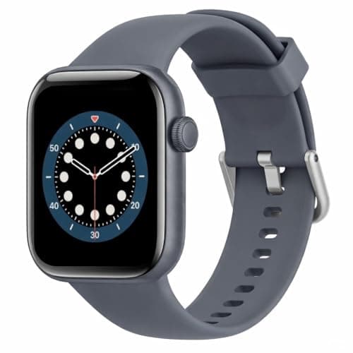 SmartWatch for MenWomen Answer/Make Call, 1.85"Smartwatch, FitnessWatch with HeartRate BloodPressure Sleep Monitor, 140+Sports, IP68Waterproof Step Counter Watch Compatible with Android IOS Anthracite