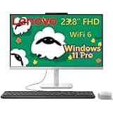 Lenovo All-in-One Desktop Computer, AIO 24 with Intel Core i3-N305, 16GB RAM, 512GB SSD, Office 365 for the Web, for Home Daily use and Remote Work, Video Streaming & Photo Editing, Windows 11 Home