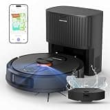 eitton Robot Vacuum and Mop Combo, 6000Pa Strong Suction, Self-Emptying Dock,LiDAR Navigation, 90-Day Hands-Free,Robotic Vacuum for Pet Hair, Dust, Hard Floors and Carpets