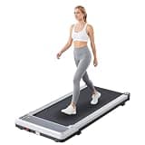 Sweetcrispy Walking Pad Treadmill for Home Office, Armless and Compact Under-Desk Treadmills with Adjustable Speed and Remote Control, Portable & Slim Design for Workouts Fitness