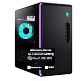 Alienware Aurora ACT1250 AI Gaming Desktop PC (Intel Ultra 7 265F, GeForce RTX 5070 12GB GDDR7, 32GB DDR5, 1TB SSD, RGB Fans, 500W PSU, WiFi 7, Bluetooth 5.4, RJ-45, Win 11 Home)