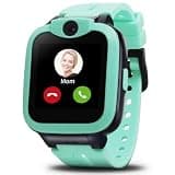 Easyfone KW2 Smart Watch Phone for Kids with Safe Calling, GPS & Activity Track and Parent App, 4G Kids Smartwatch with Calls, SOS Button and School Mode, Childrens' Phone Alternative (Green)