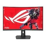 ASUS ROG Strix 32” 1440P USB-C Curved HDR400 Gaming Monitor (XG32WCMS) - QHD (2560x1440), 280Hz, 1ms, Fast VA, Extreme Low Motion Blur Sync, DisplayWidget, Tripod Socket, AI Gaming, 3 yr Warranty
