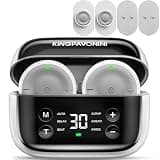 Wireless TENS Unit Muscle Stimulator for Pain Relief Therapy, 2 Units Dual-Channel TENS Machine, 30 Intensities, Pocket-Sized TENS Device for Sciatica Back Pain, Charging Case, Model U13