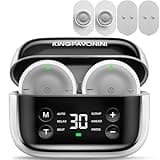 Wireless TENS Unit Muscle Stimulator for Pain Relief Therapy, 2 Units Dual-Channel TENS Machine, 30 Intensities, Pocket-Sized TENS Device for Sciatica Back Pain, Charging Case, Model U13