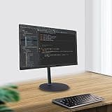 UWYTGF Table Top Tv Stand,Monitor Mount with Swivel,Tilt,Rotation,Height Adjustable,Fits 10 to 27 Inch LCD Computer Screens,Hold Up to 13.2Lbs/6Ks