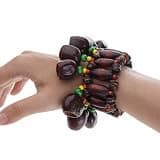 Natural Fruit Shell Hand Bell Shaker, Portable Percussion Instrument for Sound Healing and Yoga Meditation, Lightweight Handheld Spiritual Shaker Bell for Mindfulness Practices and Music Making