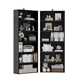 IRONCK Bookshelf and Bookcases 70" Tall, 6 Tiers Display Storage Shelves