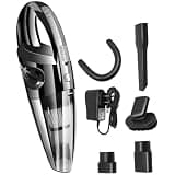 Cordless Car Vacuum Cleaner, 5500 Pa Handheld Vacuum with Multiple Brush Heads and Extension Hose, Rechargeable for Home and Car Cleaning, 21.7 oz / 616 g