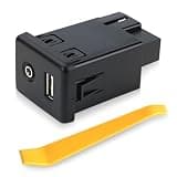 84333024 USB Jet Black Audio Player and Receptacle Interface Module Compatible with Chevrolet GMC Cadillac Buick Car Usb Port Replacement Assembly