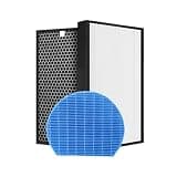 Compatible for Sharp KC-D61 KC-D60 Air Purifier 3-in-1 Replacement Filter Set, HEPA, Deodorizing & Humidifier Household Spare Parts(1set)